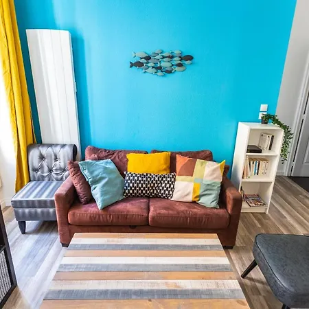 Appartement Bleu Caraibes T4 Proche Gare Et Vieux Port Marseilles Buitenkant foto